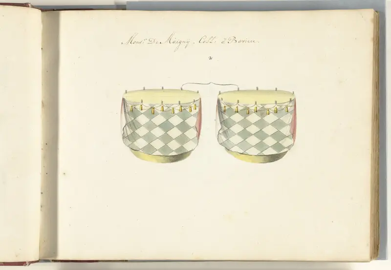 Twee Franse pauken veroverd in de slag bij Ekeren, 1703 Wall Art by anonymous - High-Resolution Digital Print
