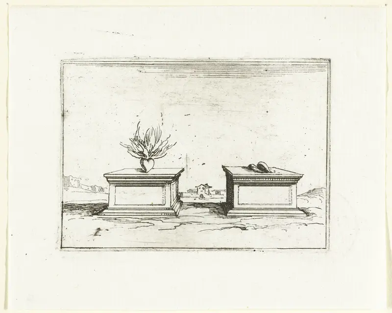 Twee harten Wall Art by Jacques Callot - High-Resolution Digital Print
