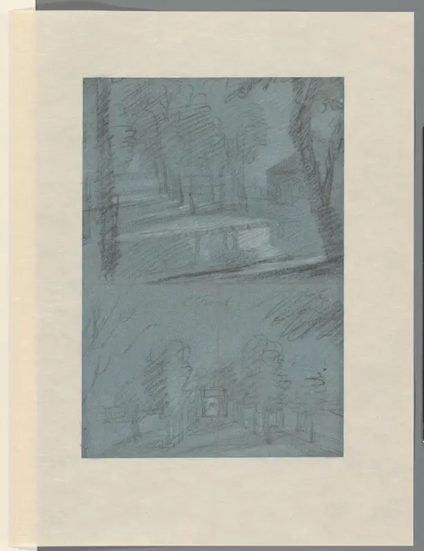 Twee landschappen Wall Art by Cornelis Troost - High-Resolution Digital Print