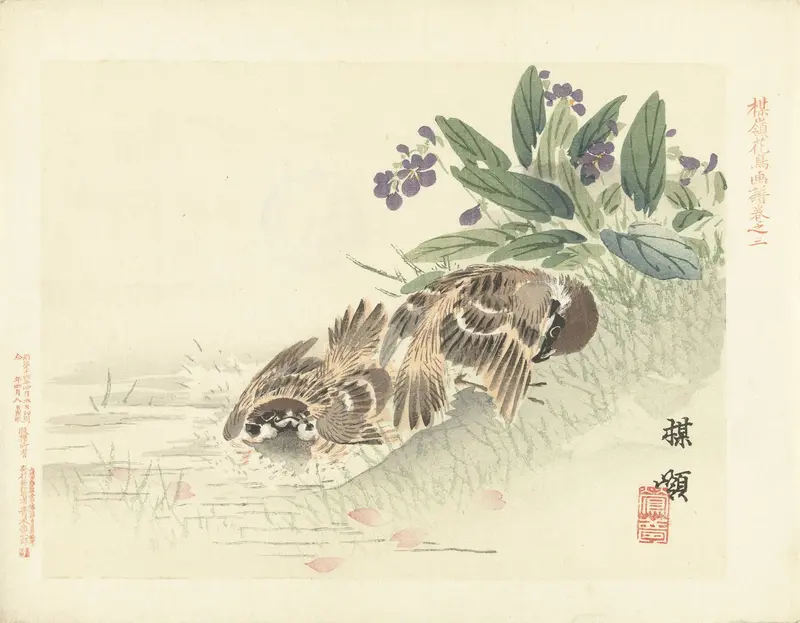 Twee mussen Wall Art by Unknown - High-Resolution Digital Print