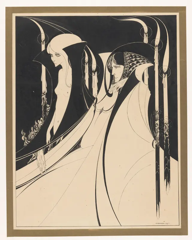 Twee naakte vrouwen met cape Wall Art by Unknown - High-Resolution Digital Print