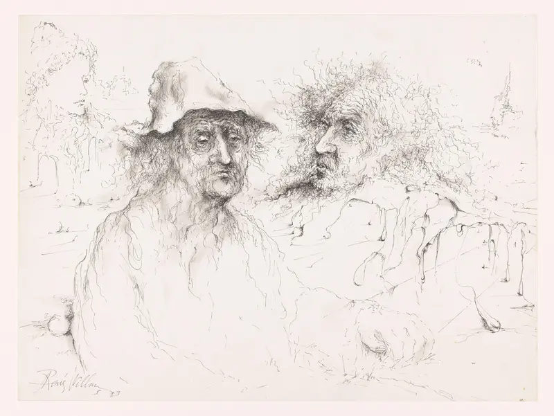Twee oude mannen Wall Art by Unknown - High-Resolution Digital Print