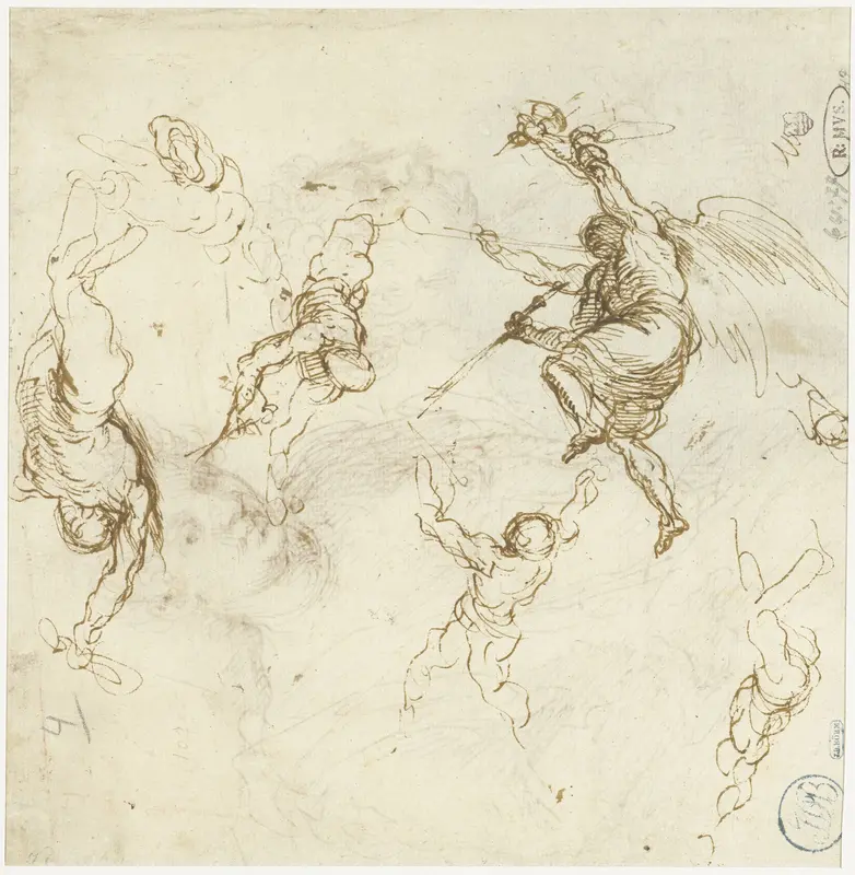 Twee portretten van Andriana Palma Wall Art by Jacopo Palma (il Giovane) - High-Resolution Digital Print