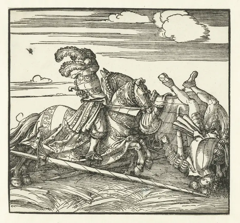 Twee ruiters in gevecht Wall Art by Albrecht Dürer - High-Resolution Digital Print