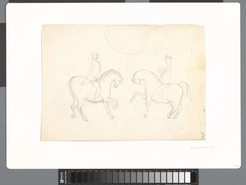 Twee ruiters te paard Wall Art by Willem Westbroek - High-Resolution Digital Print