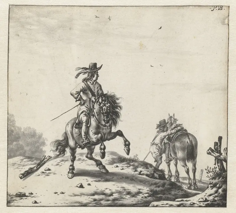 Twee ruiters Wall Art by Pieter Cornelisz. Verbeeck - High-Resolution Digital Print