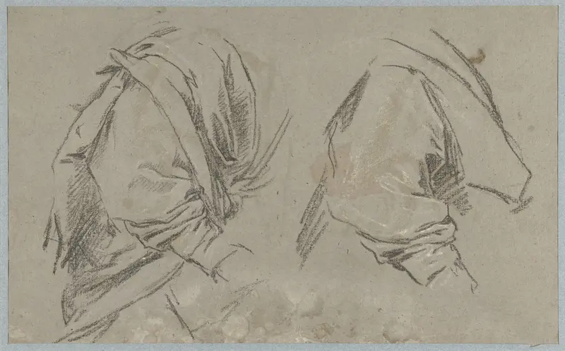 Twee studies van een arm Wall Art by Unknown - High-Resolution Digital Print