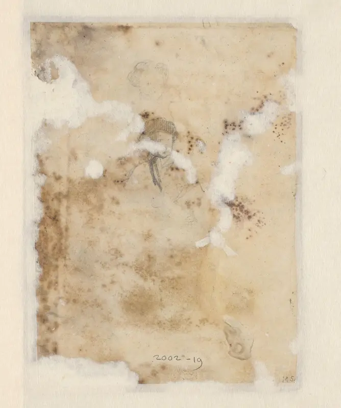 Twee studies van hoofden Wall Art by Matthijs Maris - High-Resolution Digital Print