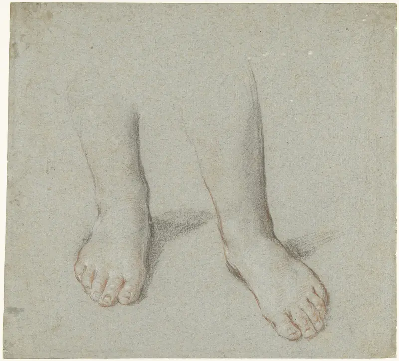 Twee vrouwenvoeten Wall Art by Guido Reni - High-Resolution Digital Print