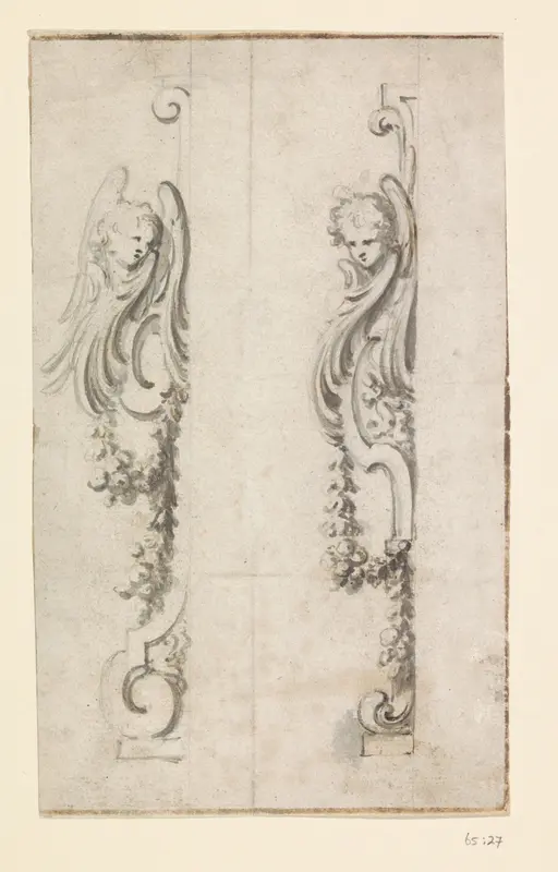 Twee zijstukken van kerkelijk meubilair Wall Art by de Ligne - High-Resolution Digital Print