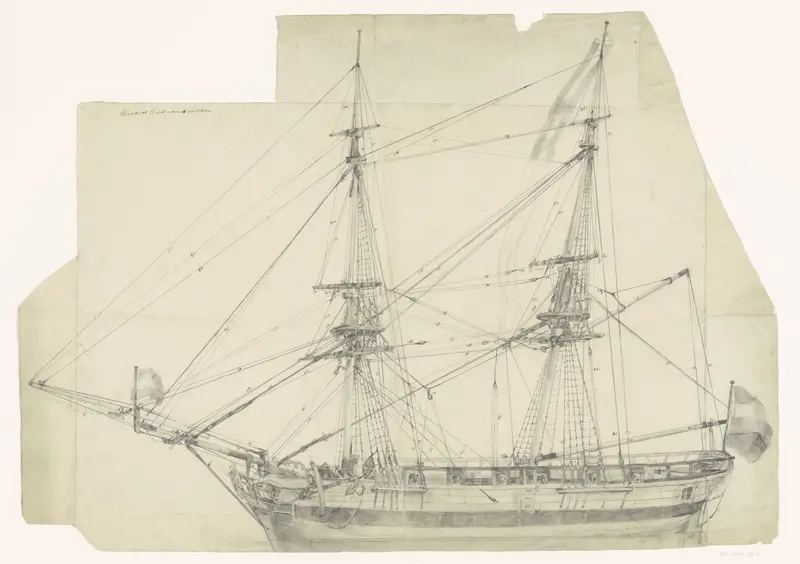 Tweemaster van veertien stukken Wall Art by Willem Anthonie van Deventer - High-Resolution Digital Print