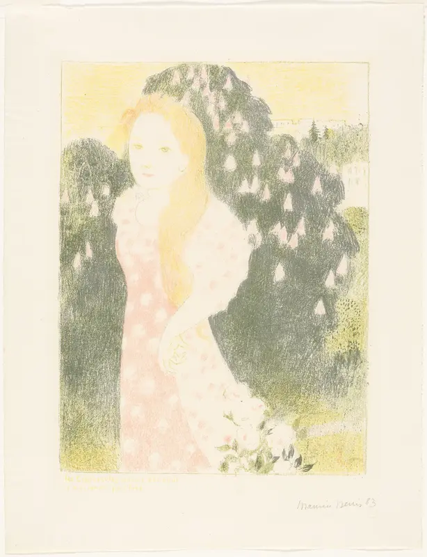 Twilights Have the Softness of Old Painting, plate six from Love Wall Art by Maurice Denis - High-Resolution Digital Print