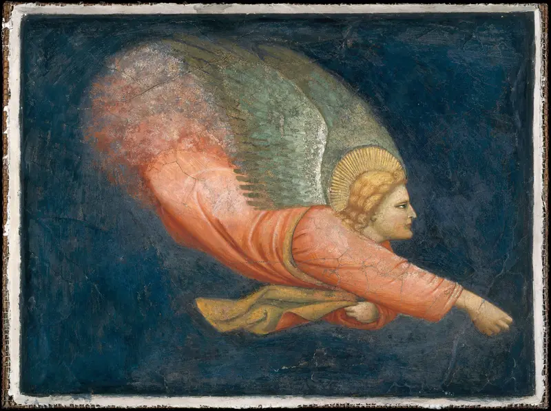 Two Angels Wall Art by North Italian Painter (Verona?) - High-Resolution Digital Print