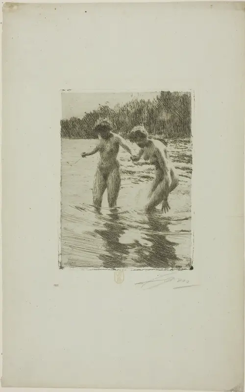 Two Bathers