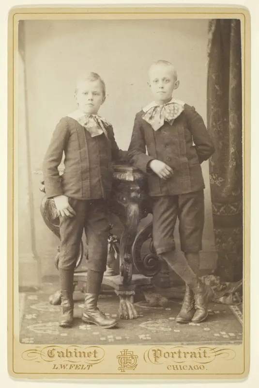 Two Boys Wall Art by L. W. Felt - High-Resolution Digital Print