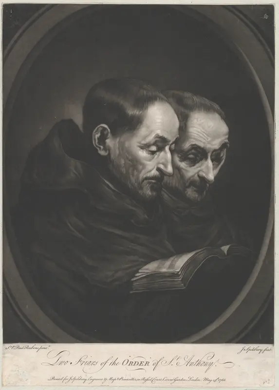 Two Friars of the Order of Saint Anthony Wall Art by Jonathan Spilsbury - High-Resolution Digital Print