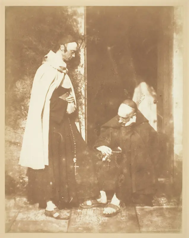 Two Friars Wall Art by David Octavius Hill - High-Resolution Digital Print
