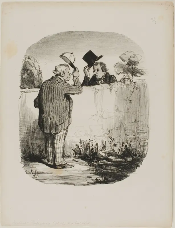 Two Good Neighbors, plate 25 from Locataires Et Propriétaires