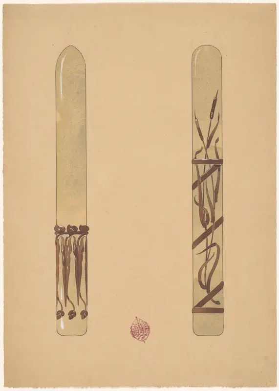 Two Letter Openers of Glass Wall Art by anonymous - High-Resolution Digital Print