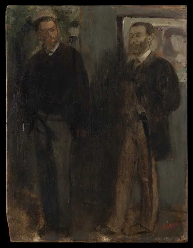 Two Men Wall Art by Edgar Degas - High-Resolution Digital Print