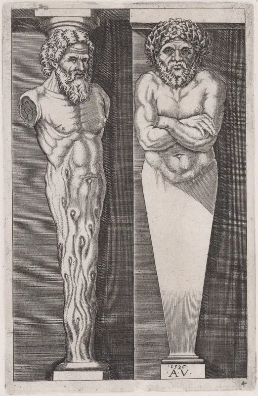 Two Men, from "The Hermae"
