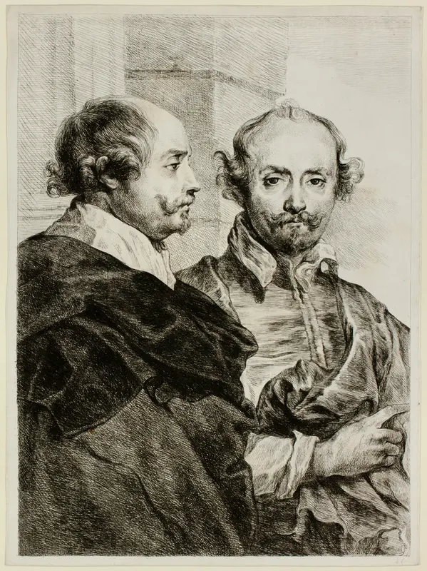 Two Portraits of a Man in Half-Length