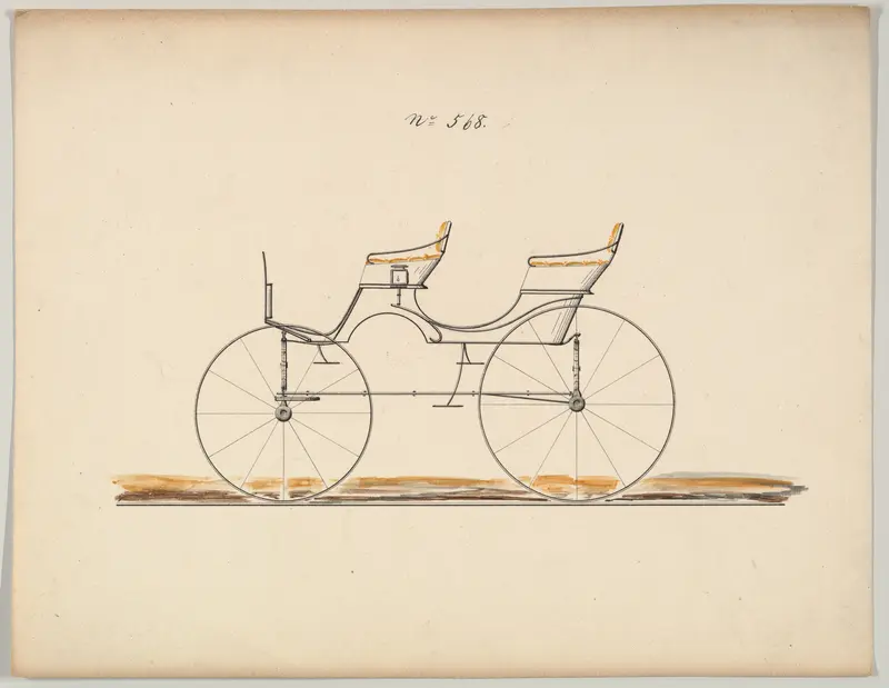 Two Seat Phaeton #568 Wall Art by Brewster & Co. - High-Resolution Digital Print