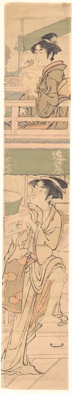 Two Women Wall Art by Yumiaki Toriyama - High-Resolution Digital Print