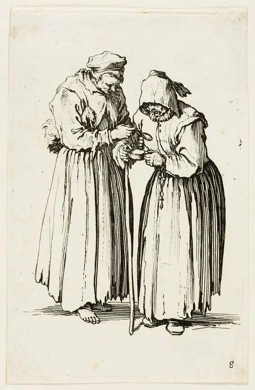 Two Women Beggars, plate eight from The Beggars