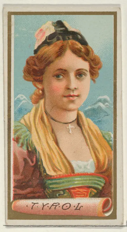 Tyrol, from the Types of All Nations series (N24) for Allen & Ginter Cigarettes Wall Art by Allen & Ginter - High-Resolution Digital Print