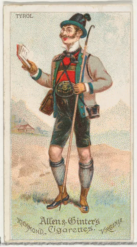Tyrol, from World's Dudes series (N31) for Allen & Ginter Cigarettes Wall Art by Allen & Ginter - High-Resolution Digital Print