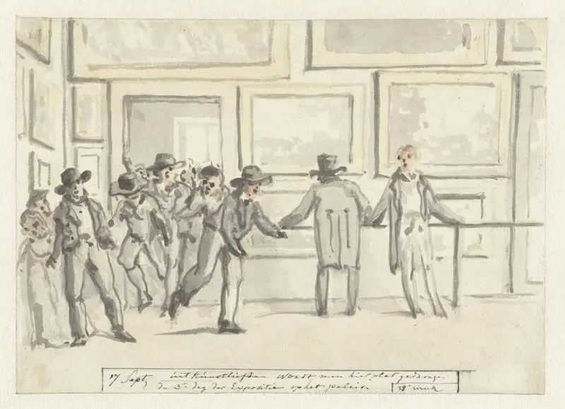 ‘Uit kunstliefde wordt men hier plat gedrongen’ Wall Art by Christiaan Andriessen - High-Resolution Digital Print