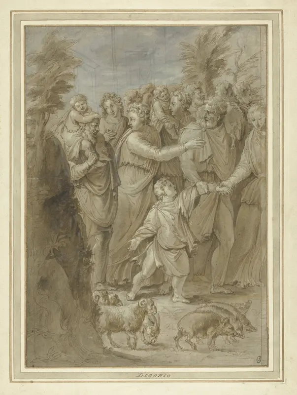 Uittocht der Israëlieten Wall Art by Unknown - High-Resolution Digital Print