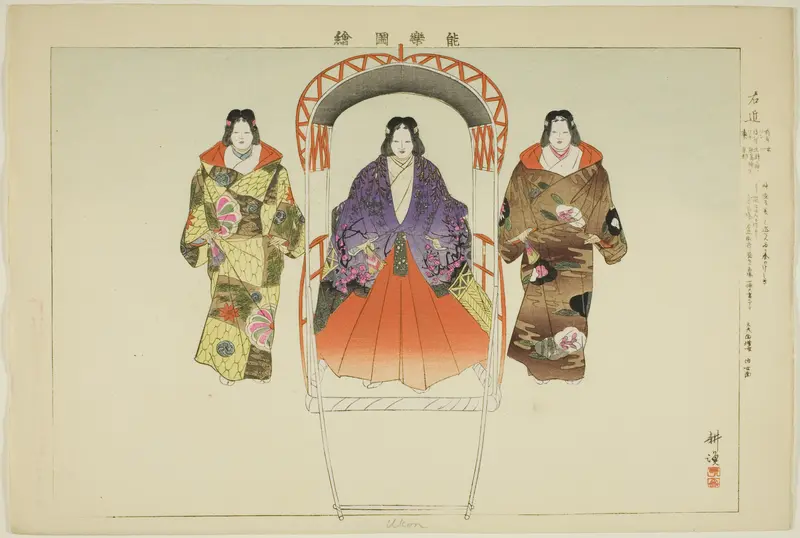 Ukon, from the series "Pictures of No Performances (Nogaku Zue)"