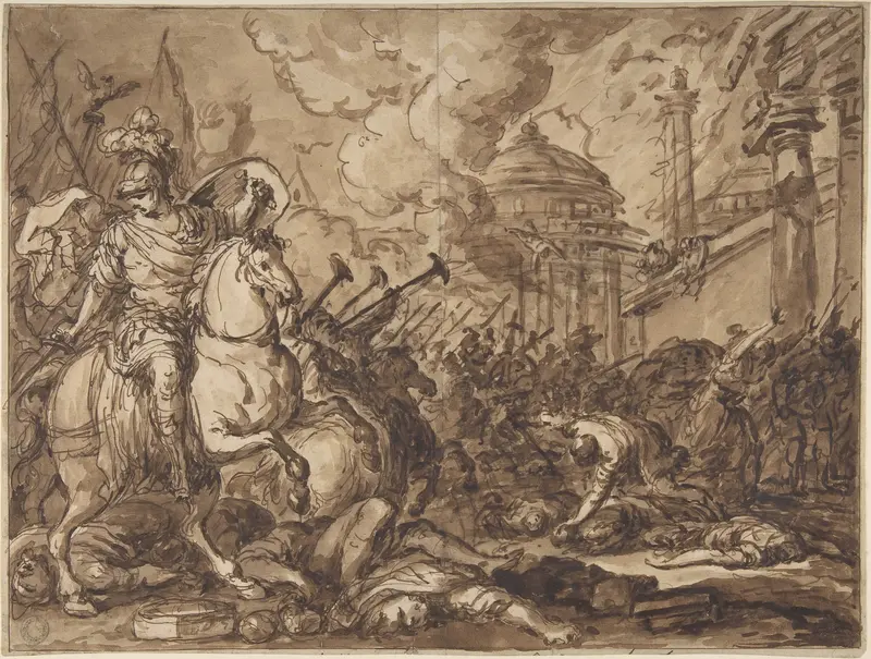 Ulysses Entering Troy Wall Art by Antoine François Callet - High-Resolution Digital Print