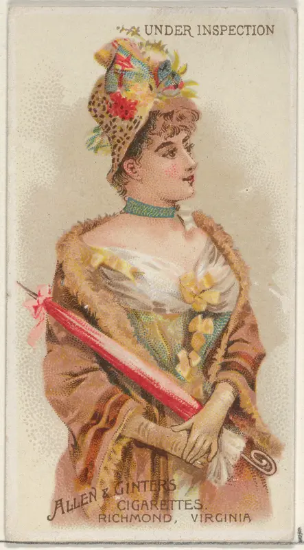 Under Inspection, from the Parasol Drills series (N18) for Allen & Ginter Cigarettes Brands Wall Art by Allen & Ginter - High-Resolution Digital Print