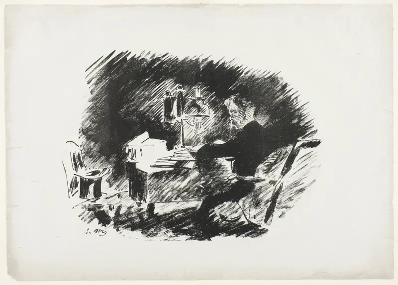 Under the Lamp ("Once upon a midnight dreary..."), from The Raven (Le Corbeau)