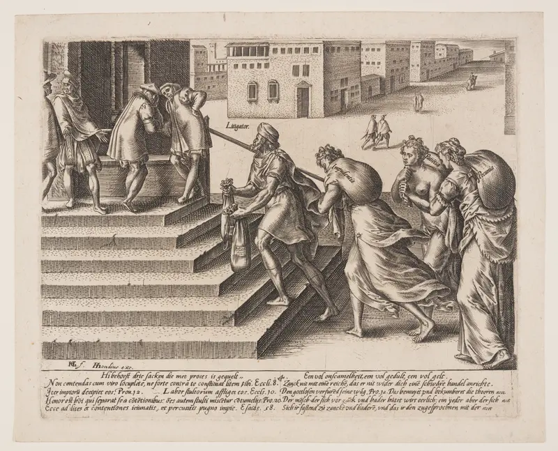 Unequal Justice, plate 4 from The Abuses of The Law