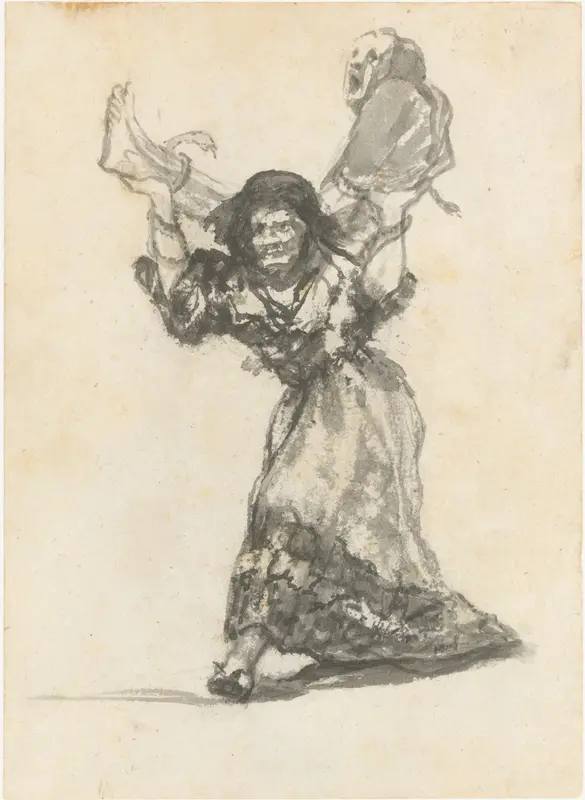 Unholy Union Wall Art by Goya (Francisco de Goya y Lucientes) - High-Resolution Digital Print