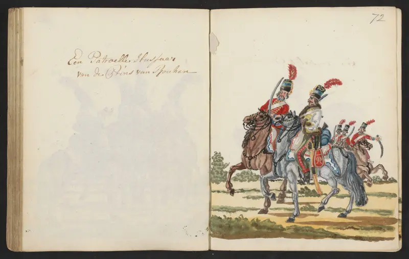 Uniform van de huzaren van Prins Rohan Wall Art by S.G. Casten - High-Resolution Digital Print
