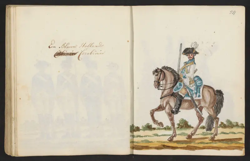 Uniform van een Hollandse karabinier Wall Art by S.G. Casten - High-Resolution Digital Print