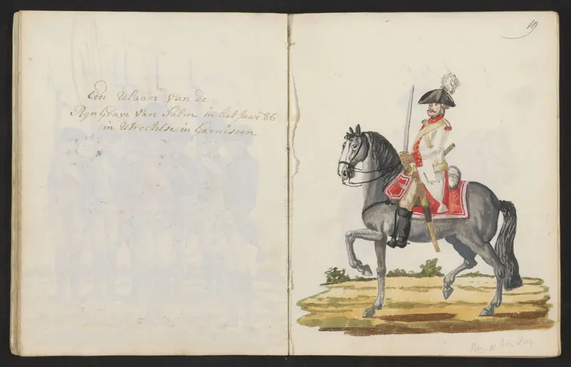 Uniform van een ruiter van het Regiment van der Hoop Wall Art by S.G. Casten - High-Resolution Digital Print