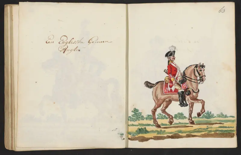Uniform van Engelse cavalerist Wall Art by S.G. Casten - High-Resolution Digital Print