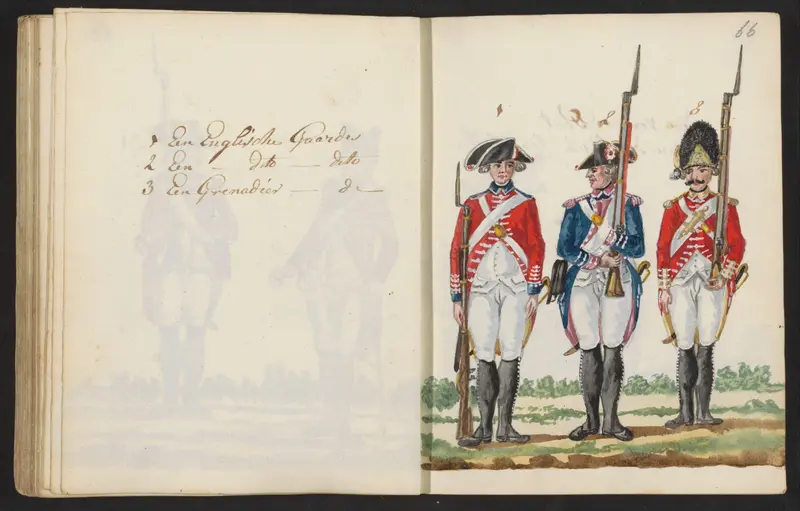 Uniform van Engelse troepen Wall Art by S.G. Casten - High-Resolution Digital Print