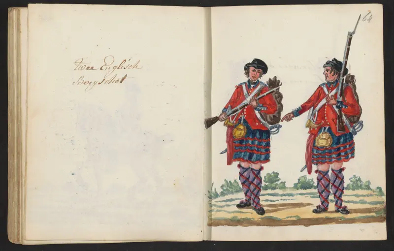 Uniform van Schotse soldaten Wall Art by S.G. Casten - High-Resolution Digital Print