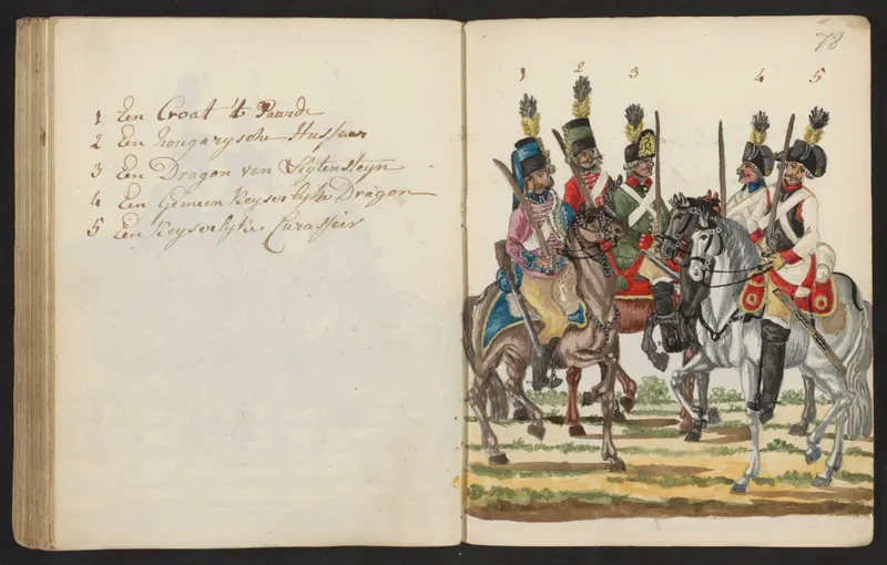 Uniformen van buitenlandse cavalerie Wall Art by S.G. Casten - High-Resolution Digital Print