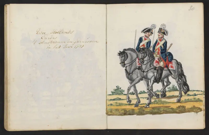 Uniformen van de Hollandse Garde te Amsterdam Wall Art by S.G. Casten - High-Resolution Digital Print