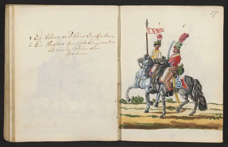 Uniformen van Franse cavalerie van Rohan Wall Art by S.G. Casten - High-Resolution Digital Print