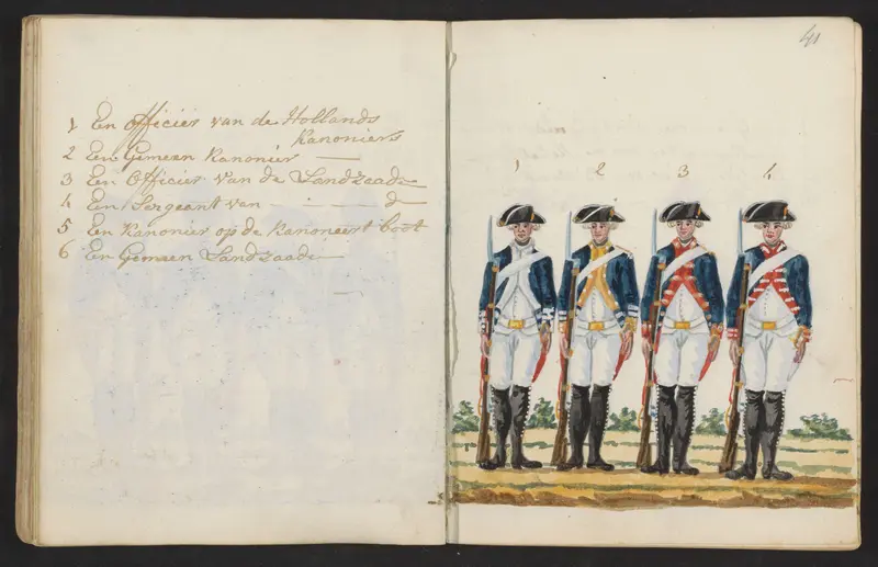 Uniformen van Musketiers Wall Art by S.G. Casten - High-Resolution Digital Print