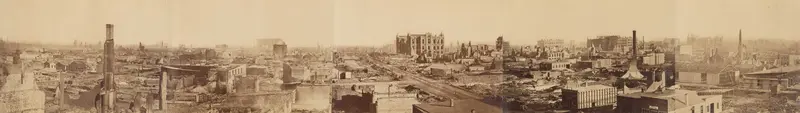 Untitled (Chicago after the Fire) Wall Art by George N. Barnard - High-Resolution Digital Print